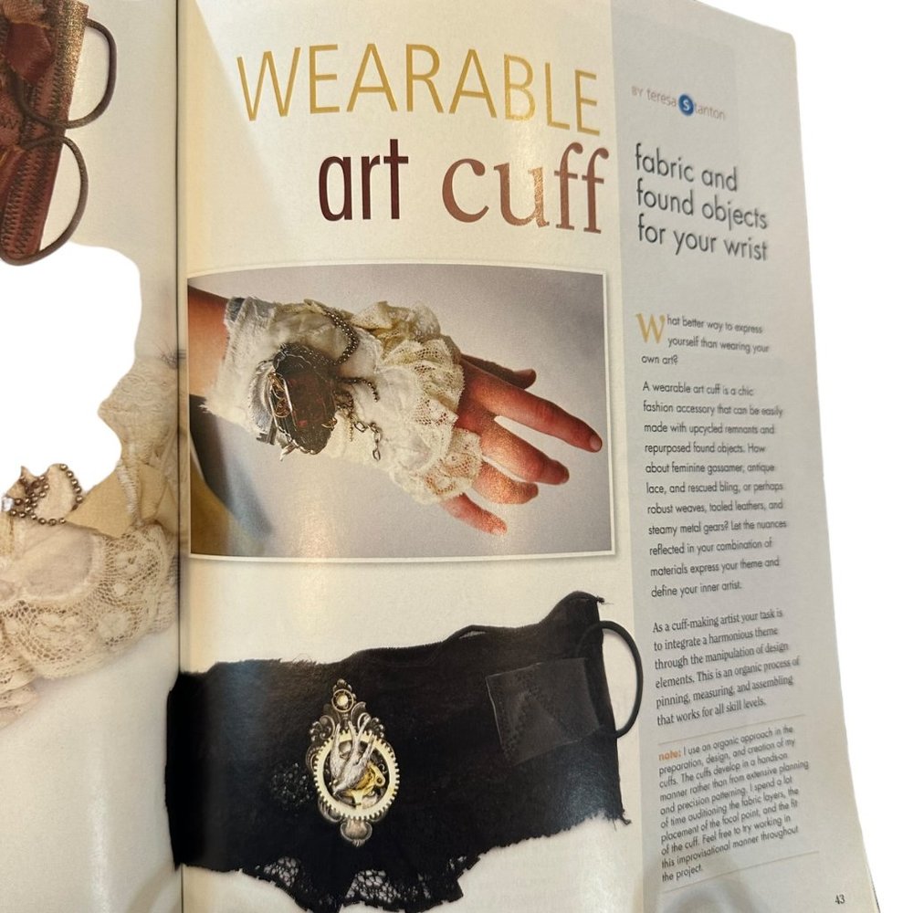 Cloth Paper Scissor Collage Mixed Media Artistic Discovery 3 Magazine Set Craft - Picture 6 of 16